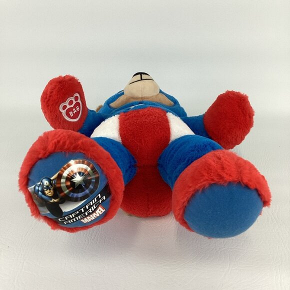 Build A Bear Workshop Marvel Captain America 17" Plush Stuffed Animal Super Hero - Picture 2 of 7